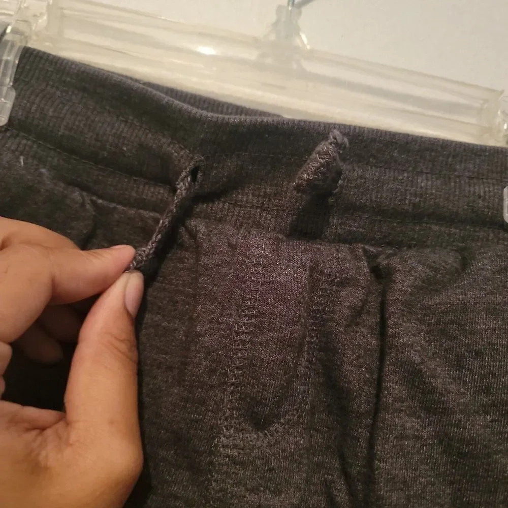 Faze 1 Boys Gray Slash Pockets Elastic Waist Drawstring Jogger Shorts Size 5